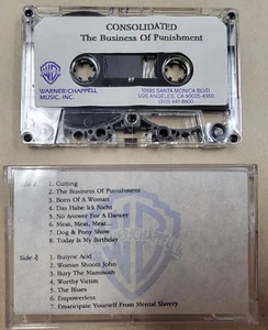 CONSOLIDATED Business Of Punishment Private Demo Tape RAP METAL/INDUSTRIAL - Picture 1 of 3
