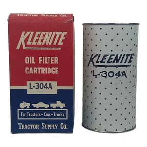 Vtg Tractor Supply Co Kleenite John Deere Tractor Oil Filter Cartridge L-304A - Picture 1 of 8