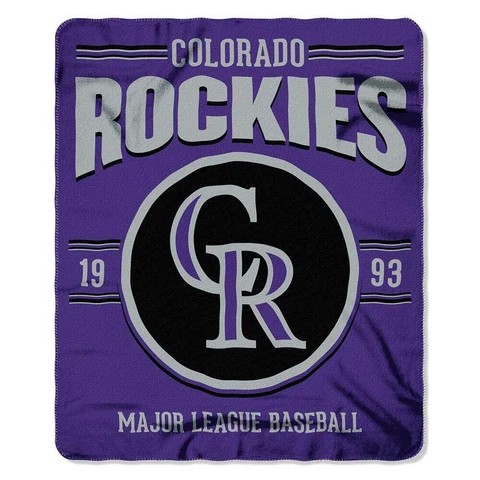 Colorado Rockies MLB Northwest 50"x60" Southpaw Fleece Throw Blanket FREE Cover
