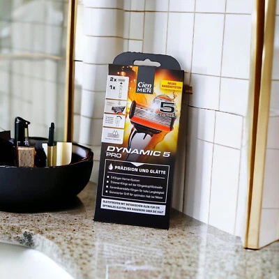 Cien Men DYNAMIC PRO 5 Rasierer mit 2 Ersatzklingen
