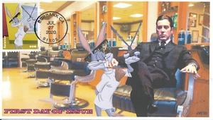 JVC CACHETS-2020 BUGS BUNNY ISSUE FDC FIRST DAY COVERS L.E. OF 14 THE GODFATHER - Picture 1 of 1
