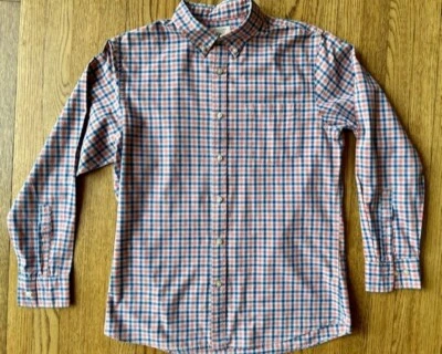 CAMISA DE VESTIR INFORMAL O MANGA LARGA NARANJA, AZUL Y GRIS PARA HOMBRE - Talla MEDIANA Foto 1 de 4