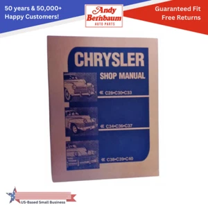 For 1941-1948 Chrysler Shop Manual Repair Service Book - Picture 1 of 4
