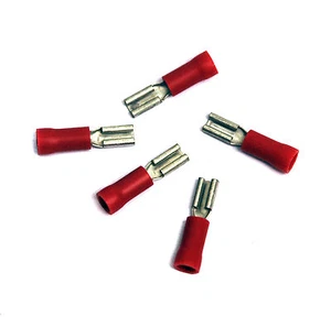 100pc Female Lug LV1.25-3A For W= 0.11" 2.8mm t=0.5mm Male Lug ( DECA Switch ) - Picture 1 of 2