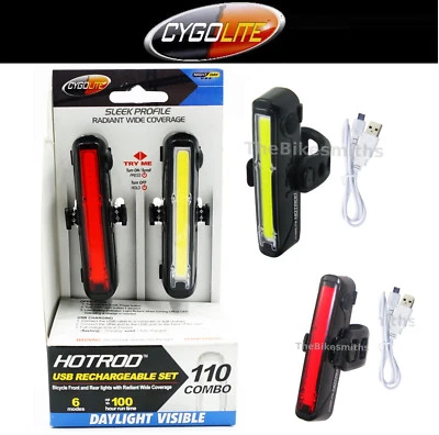 Cygolite Hotrod 150 & HotRod 50 Combo Light Set Rechargable Headlight Tailight - Image 1 of 2