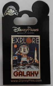 Disney Pin DLR WDW Mickey Mouse Explores the Galaxy Pin - Bild 1 von 3