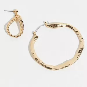 Pendiente de aros reciclados Free People Jones nuevo con etiquetas $38 - Imagen 1 de 7