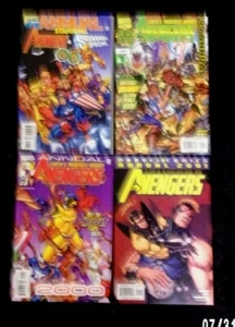 AVENGERS ANNUAL 1998 TO 2001 ALL NICE NM MINUS SQUADRON SUPREME,HELLCAT,RETURN - Picture 1 of 2