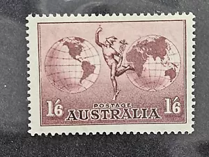 Australian Stamp Sc C5, Air Mail Mercury & Globes, MH F/VF, CV$8.00 (403C) - Picture 1 of 1