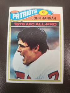 1977 Topps John Hannah NRMT card #460