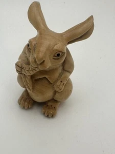 Vintage Hase Netsuke Kaninchenhase - Bild 1 von 10