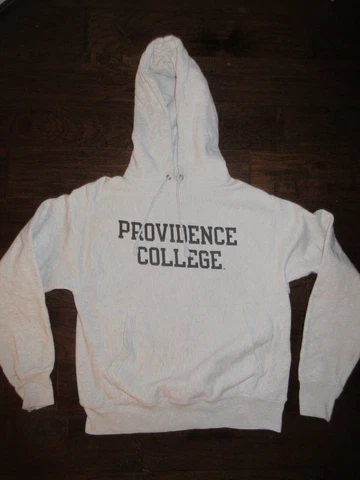 Vintage Providence College Friars Hoodie Mens Small Gray Champion Reverse Weave Cover