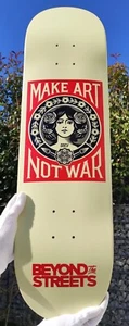SHEPARD FAIREY / OBEY – "Make Art Not War" Skate Deck - Bild 1 von 14