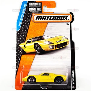 2015 Matchbox FORD GT40 #22 yellow - MBX Adventure City - 1:64 Mattel CFV97 - Picture 1 of 2