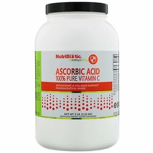 NutriBiótico, ácido ascórbico, vitamina C 100% pura, polvo cristalino (2,26 kg) - Imagen 1 de 2