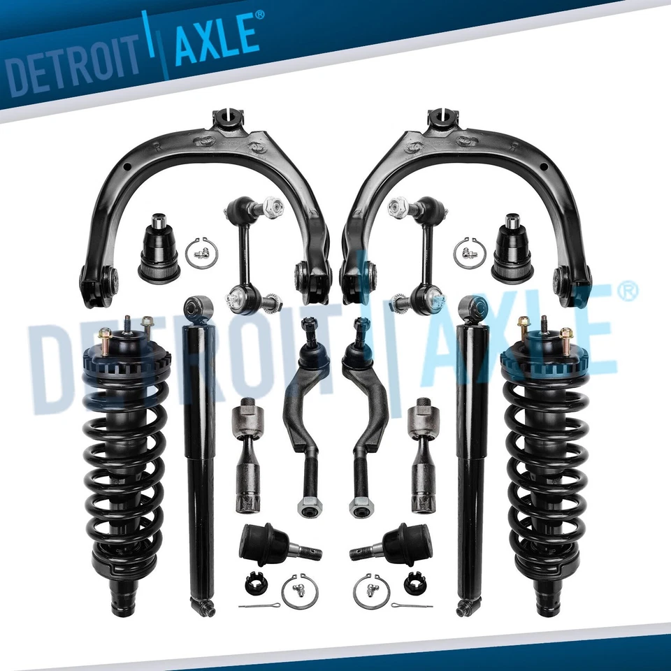 16pc Front Strut Rear Shock Absorber Control Arm Kit for Buick Rainier GMC Envoy - Изображение 1 из 4