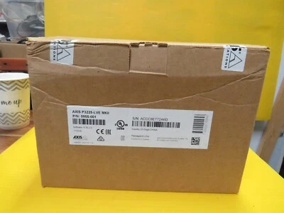 $850 AXIS P3225-LVE MKII Dome IP Network Camera Day Night Indoor Outdoor - Image 1 of 4