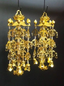 Japanese Vintage Buddhist Altar ware Flower ornament - Picture 1 of 7