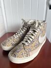 Nike Blazer Mid Vintage Yellow Floral Liberty London Hitop Trainer Sneakers Uk 7
