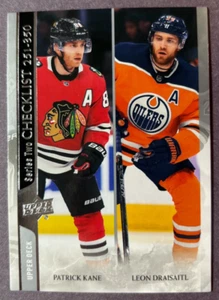 2020-21 UD Series 2 Checklist (251-350) #449 Patrick Kane & Leon Draisaitl - Picture 1 of 1