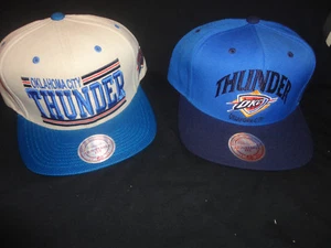 OKLAHOMA CITY THUNDER~MITCHELL & NESS ELIGE UN SOMBRERO/GORRA SNAPBACK NUEVO - Imagen 1 de 5