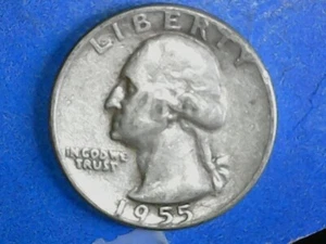 1955 P Washington Quarter Silver + FREE SHIPPING AND TRACKING - Picture 1 of 4