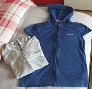 Ladies L A Gear Sleeveless Cardigans ~ Pack of 2 ~Grey and Blue ~Size 14 - Picture 1 of 12