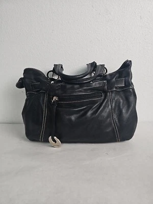 Mini bolso de mano EMILIO PUCCI de cuero sintético negro vintage Y2K Foto 1 de 4