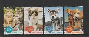 Australia 2025. Best Friends - Design Set x 4 Stamps. Mint Never Hinged. - Bild 1 von 1