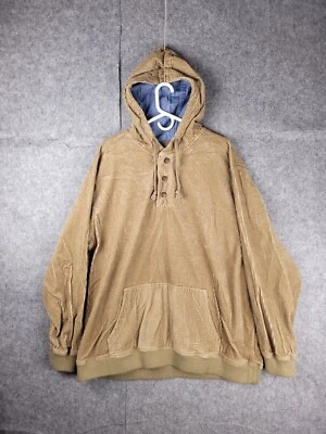 Moletom com capuz The Territory Ahead masculino XXL veludo pesado Henley - Imagem 1 de 4