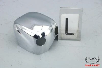 2002 Harley Softail Deuce Ignition Igniter Coil Cover CHROME - Image 1 of 4