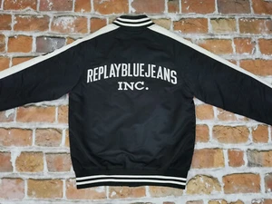 *REPLAY BLUE JEANS INC. 23 VINTAGE BOMBER JACKE*SCHWARZ*CASUAL*GR: M*TIP TOP - Bild 1 von 9