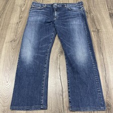 Citizens Of Humanity Men's Core Blue Jeans Button Closure Size 42 Made In USA