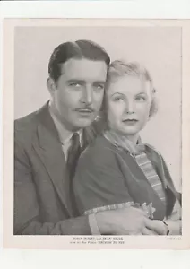 John Boles and Jean Muir 1930's Vintage Publicity Photo "Orchids To You" 8x10 - Picture 1 of 2