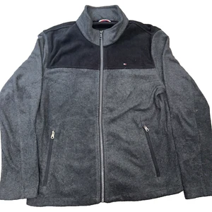 Tommy Hilfiger Fleece Uk Size M Medium Black And Grey - Picture 1 of 6