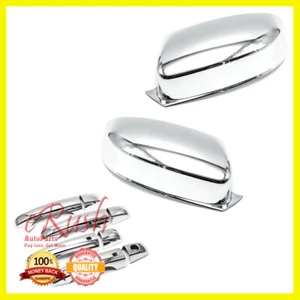 FOR 2011-2020 CHRYSLER 300 300C CHROME SIDE MIRROR TOP HALF HANDLE COVERS COMBO - Bild 1 von 1