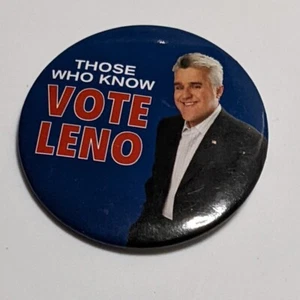 Those Who Know Vote for Jay Leno TV Show 2" Promo Pin - Bild 1 von 4