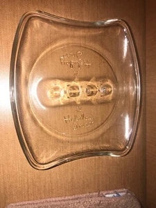 Vintage Clear Glass Holiday Inn Ashtray Embossed Logo on Bottom antique - Picture 1 of 3