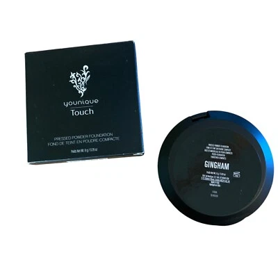 Younique Touch Press Powder Foundation Makeup Gingham .28 oz New In Box - Image 1 of 4