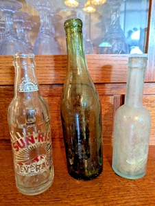 Set of 3, Vintage Bottles - Picture 1 of 3