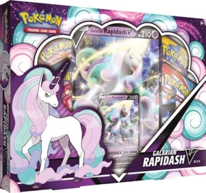 Pokémon - Galarian Rapidash V May Box - EN - NUOVO & IMBALLO ORIGINALE - Foto 1 di 3