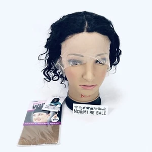 T Part Lace Wig Human Hair Brazilian Virgin Human Hair 13x4x1 Deep Wave Lace Fro - Picture 1 of 11