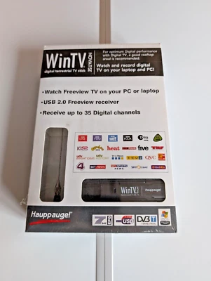 HAUPPAUGE! WINTV NOVA-T-SE USB TV STICK NEW SEALED BOX - Image 1 of 4