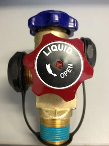 Refrigeration Gas Air Conditioning Gas Tank Dual Outlet SCG Valve 4.2mpa &Tube - Bild 1 von 7