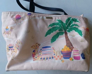 Bolso de Mano Kate Spade “Spice Things Up” Camel Francis de Lona con Cuero - Imagen 1 de 15