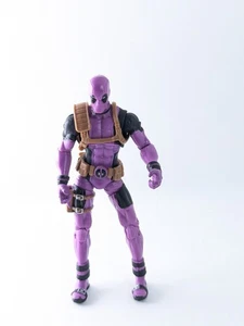 Deadpool Rainbow Squad 3,75" Figura Viola Aiuto Ricercato Marvel Legends Terrore - Foto 1 di 9