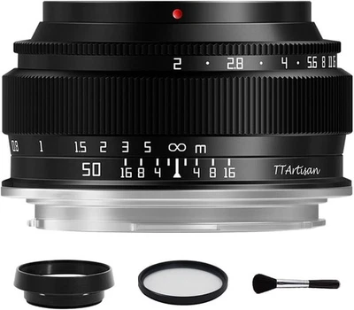 TTartisan 50mm F2 Full Frame Manual Focus Lens for Canon RF