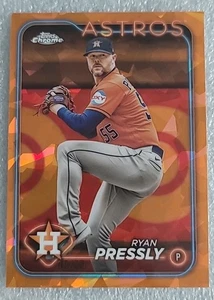 Ryan Pressly 2024 Topps Chrome Sapphire Orange Refractor /25 Astros #331 - Bild 1 von 4