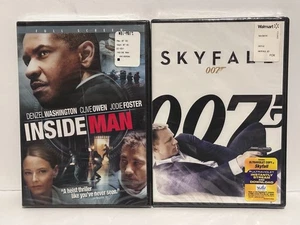 2 NEW & SEALED DVD action movies - Inside Man & Skyfall 007 with digital copy - Picture 1 of 10