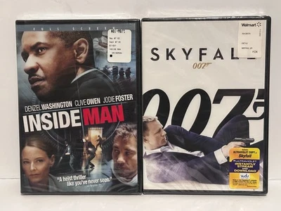 2 NEW & SEALED DVD action movies - Inside Man & Skyfall 007 with digital copy - Image 1 of 4